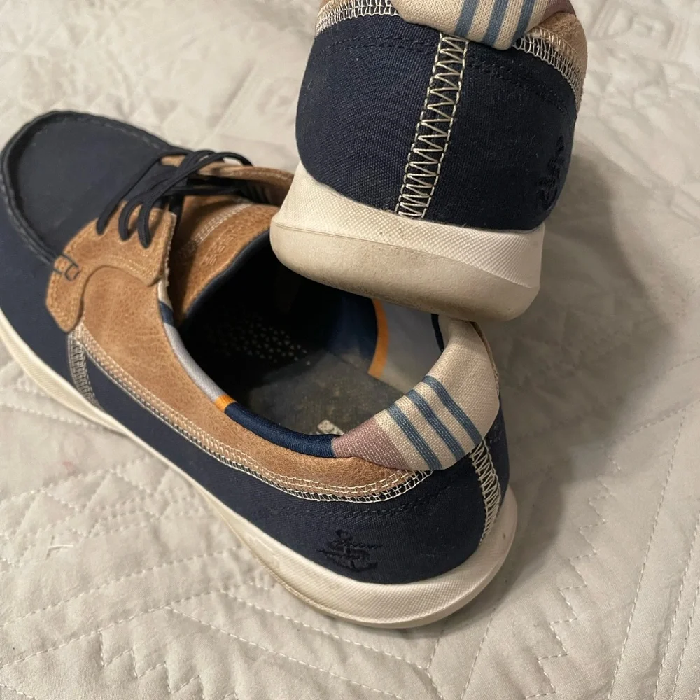 Skechers Men's Blue and Beige Sneakers